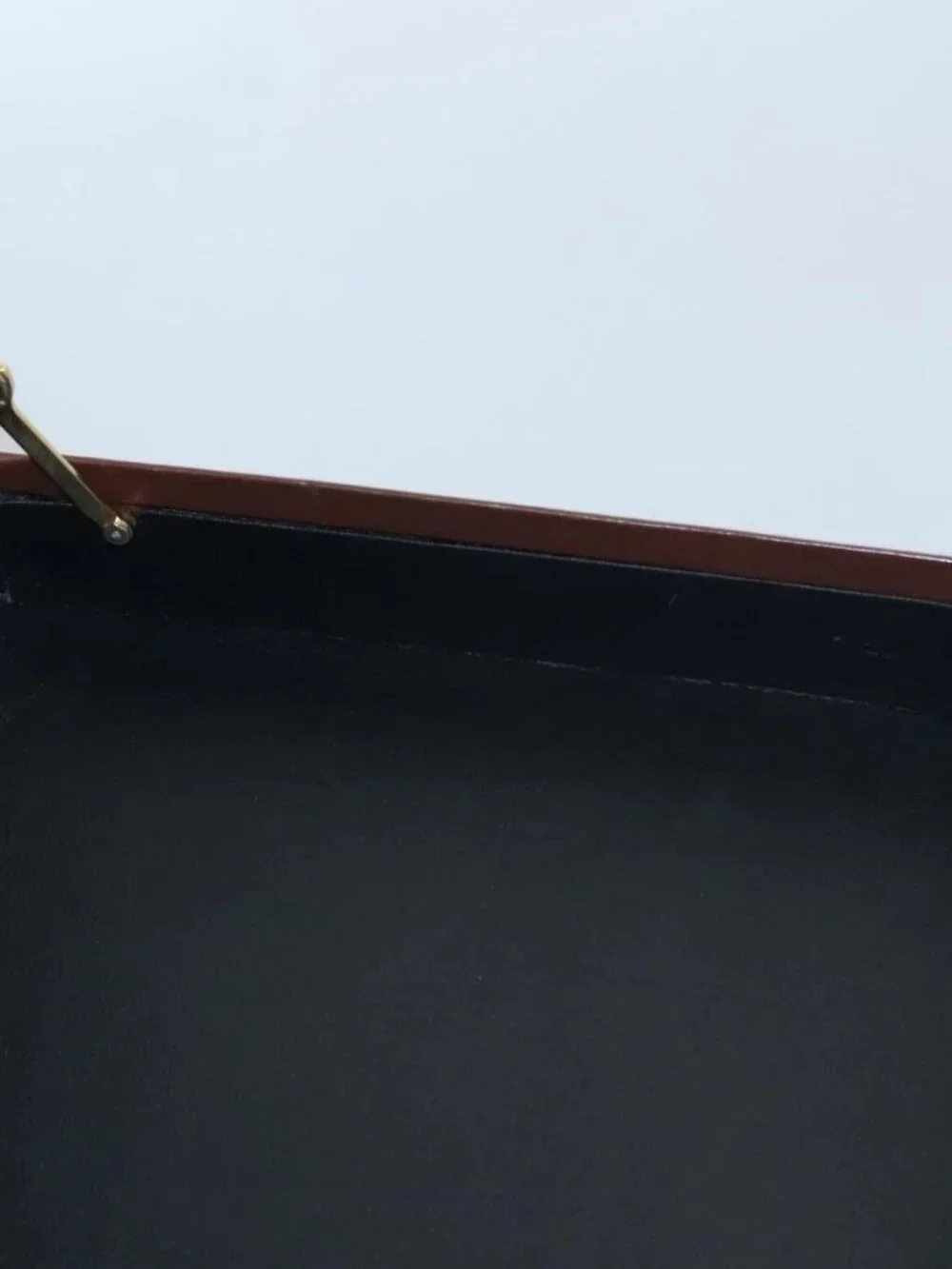 GUCCI Micro GG Canvas Trunk Black Gold